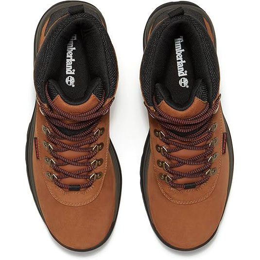 Timberland Mens White Ledge Mid Waterproof, Rust Nubuck
